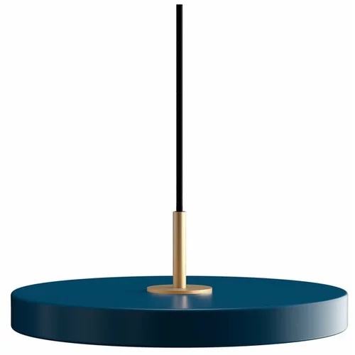 UMAGE Modrozelena LED viseča svetilka s kovinskim senčnikom ø 31 cm Asteria Mini –