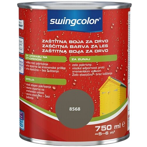 SWINGCOLOR Zaščitna barva za les (Rjava, Svilnati sijaj, 750 ml) Cene