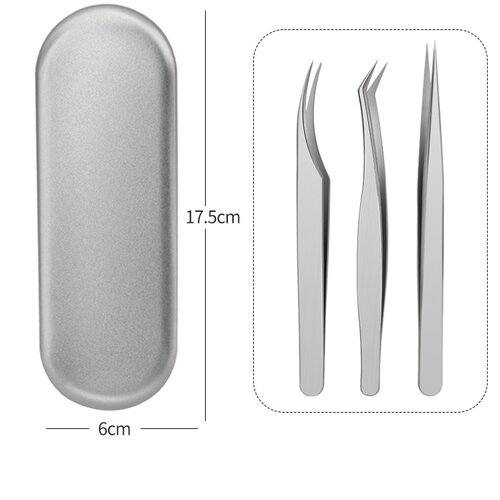 INF 3-delni set pincet za trepalnice, (21553909) Slike
