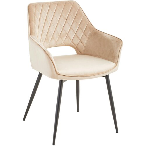 MID.YOU NASLANJAČ, les, kovina, tekstil črna, bež Cene