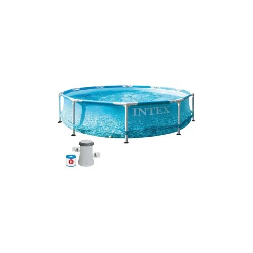 Intex bazen sa metalnom konstrukcijom BEACHSIDE 305 x 76 cm 28208 Slike