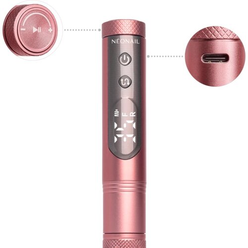 NeoNail Nail Drill Pen brusilnik za nohte Pink 1 kos Slike