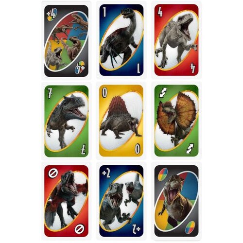Uno Board Game UNO - Jurassic World 3- Card Game Cene