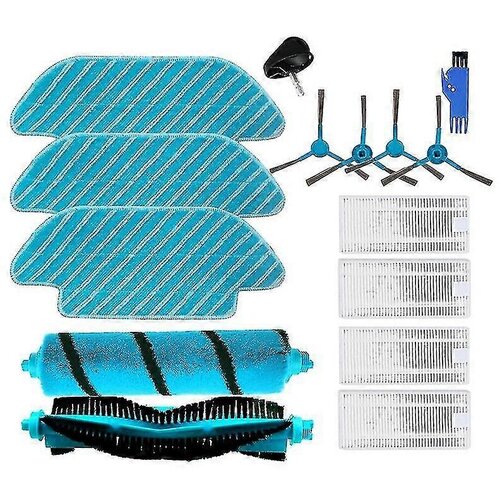INORCO Hepa filter za Cecotec Conga 4090 5090 robotski sesalnik glavni valj krtača stranske krtače krpe krpe komplet, (21991580) Slike