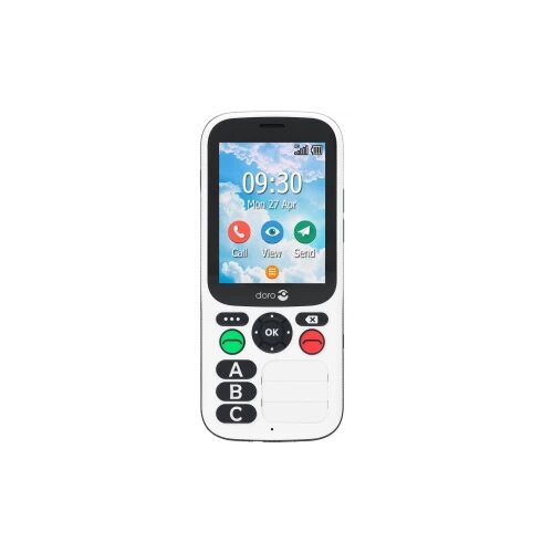Doro Primo by 780X IUP senior mobilni telefon ip54, sos ključ crna, bijela Slike