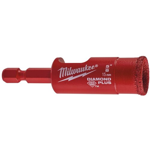 Milwaukee dijamantska burgija diamond plus za suvo/mokro bušenje 15mm Slike