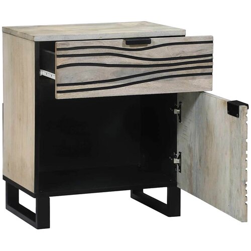  Noćni ormar Bijela 50 x 33 x 60 cm Konstruirano drvo Slike
