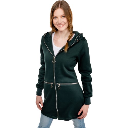 Glano Women&amp;#039;s Stretched Sweatshirt - dark green Slike