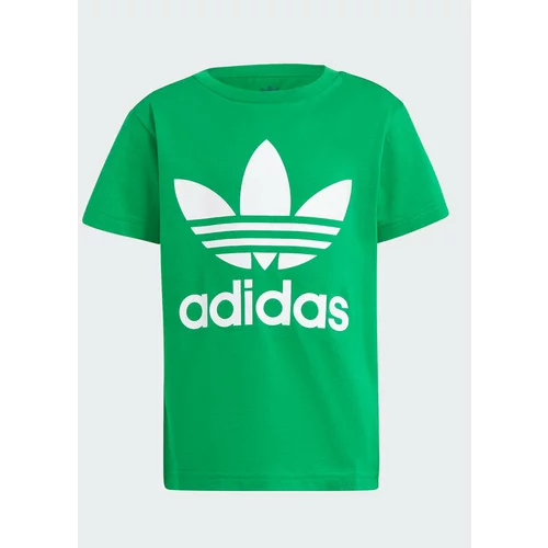 Adidas Majica adicolor Trefoil IR6884 Zelena Regular Fit