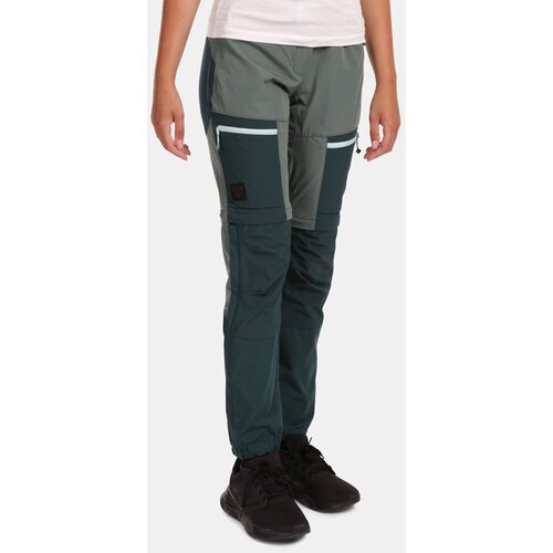 Kilpi Women's outdoor detachable trousers HOSIO-W Dark green Slike