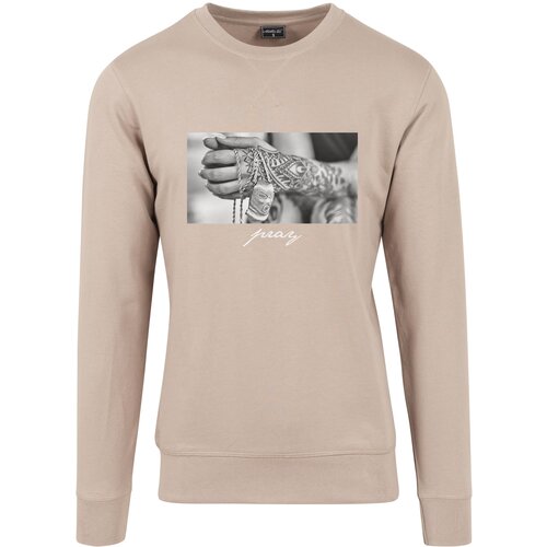 MT Men Pray 2.0 Crewneck darksand Cene