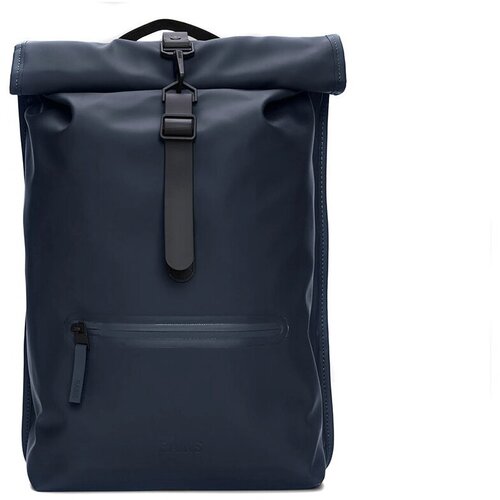 Rains Nahrbtniki NAVY ROLTOP RUCKSACK Modra Slike