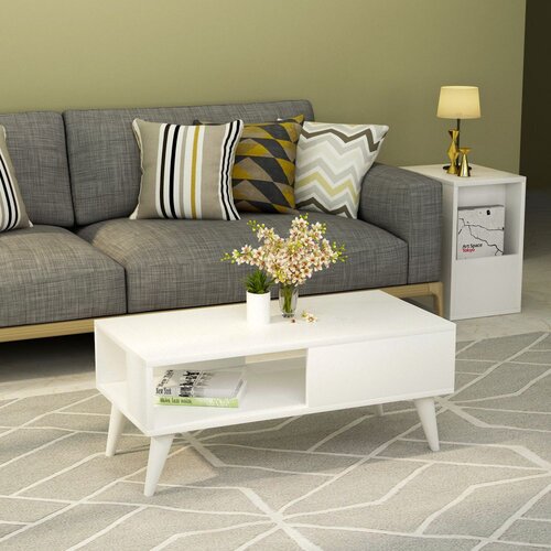 Woody Fashion Club sto Seul 90x40x45cm Bijeli Cene