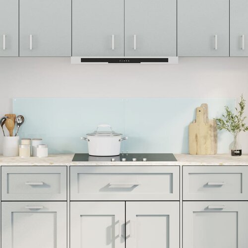 vidaXL Kuhinjske zaštite od prskanja 2 kom bijele 80 x 40 cm staklene Cijene
