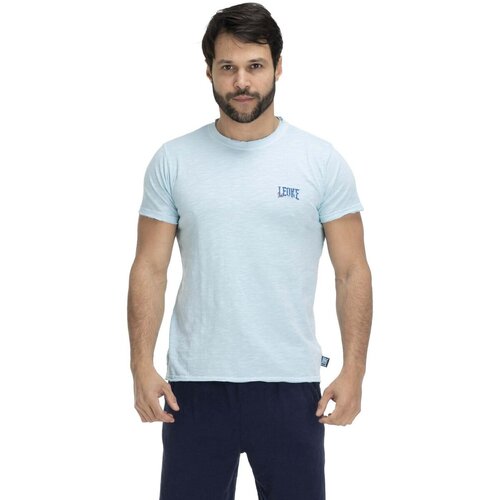 Leone 1947 Majice s kratkimi rokavi Man T-Shirt Short Sleeves Beach Modra Cene