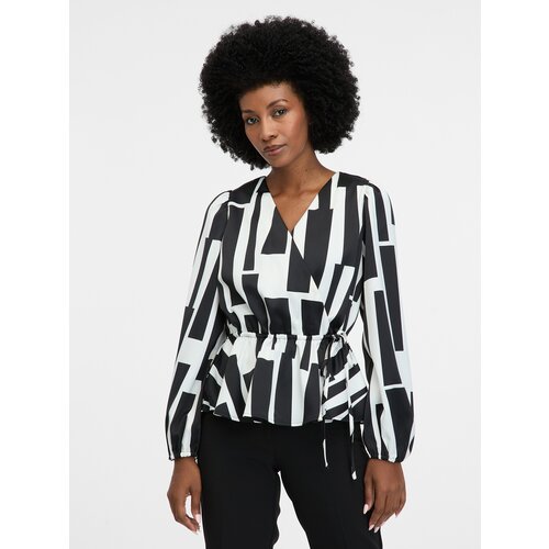 Orsay Black women&amp;#039;s patterned blouse - Women Slike