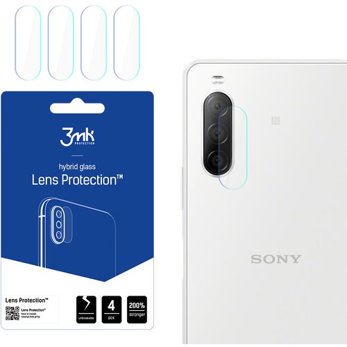 3mk 4x Staklo za kameru za Sony Xperia 10 II - Prozirna Cijene