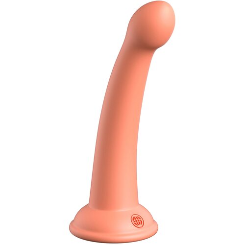 Pipedream Dillio Platinum Secret Explorer 6" Platinum Silicone Dildo Orange Cene