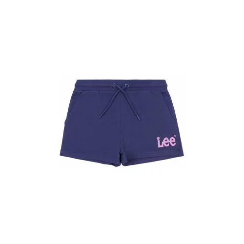 Lee Športne kratke hlače Wobbly Graphic LEG5092 Modra Regular Fit