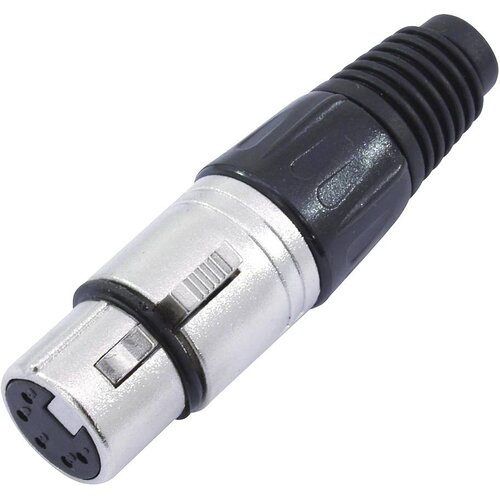 Omnitronic XLR vtičnica 5-polna črna 30208425 XLR vtičnica, (20428052) Cene
