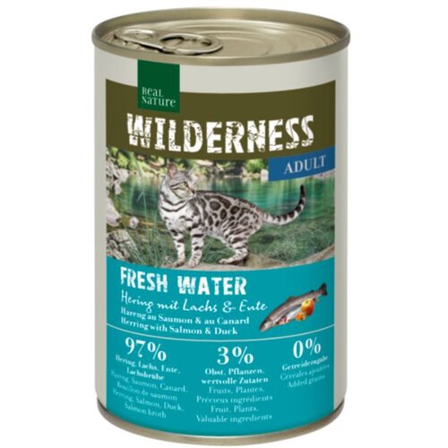 Real Nature Cat Adult Haringa,patka i losos 400 g Cijene