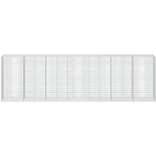 Gabion s žicom debljine 3,5 mm i mrežom 5x10 cm 700x100x200 cm Slike