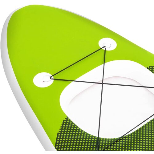  Set daske za veslanje stojeći na napuhavanje zeleni 330x76x10cm Slike