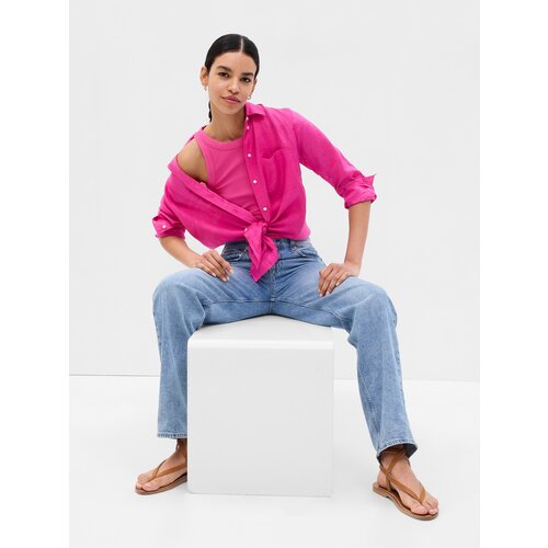 GAP Linen Shirt boyfriend - Women Cene