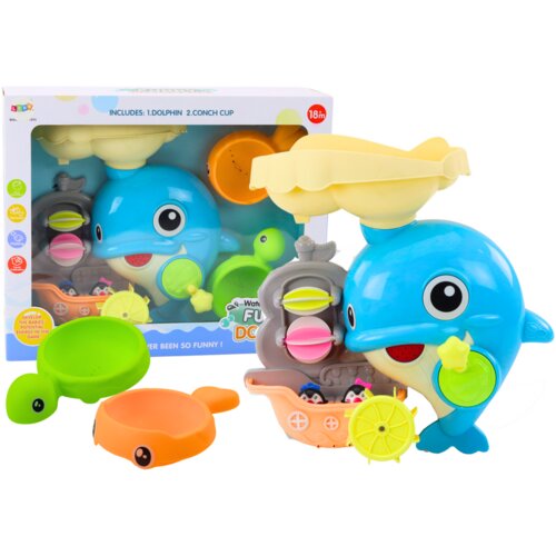  Set vodenih igračaka za kupanje Blue Dolphin Slike