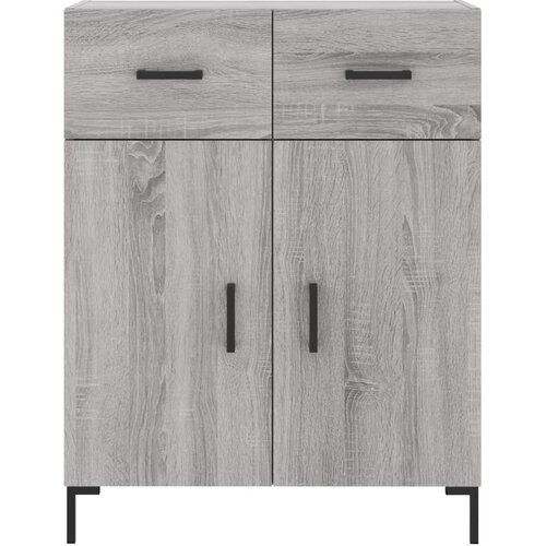  Visoka komoda siva sonome 69,5x34x180 cm od konstruiranog drva Slike