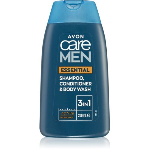 Avon Care Men Essential 3 u1 &amp;scaron;ampon, regenerator i gel za tu&amp;scaron;iranje 200 ml Slike