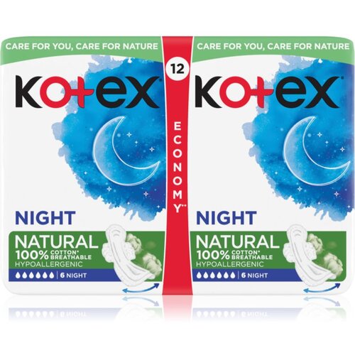 Kotex Natural Night vložki 12 kos Cene