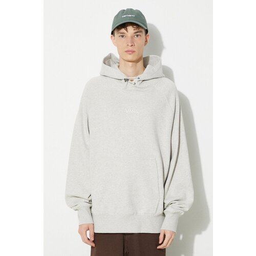 Vans Pamučna dukserica Premium Standards Hoodie Fleece LX za muškarce, boja: bež, s kapuljačom, melanž, VN000GZ1RKZ1 Cene
