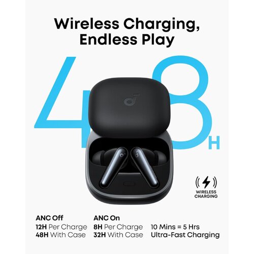 Anker brezžične u&amp;scaron;esne slu&amp;scaron;alke Soundcore Liberty 5 A3957G11, črna Slike