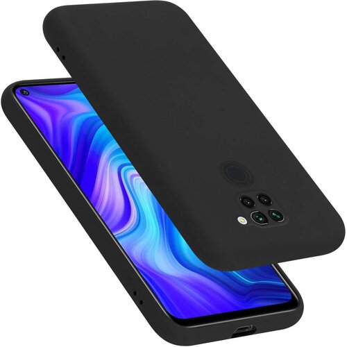 Cadorabo Ohi&scaron;je je združljivo z Xiaomi RedMi NOTE 9 in tekoča črna barva - Za&scaron;čitni ovitek iz prožnega silikona TPU, (20860583) Cene