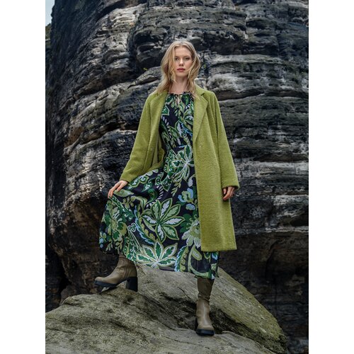 Orsay Green Ladies Floral Dress - Women&amp;#039;s Slike