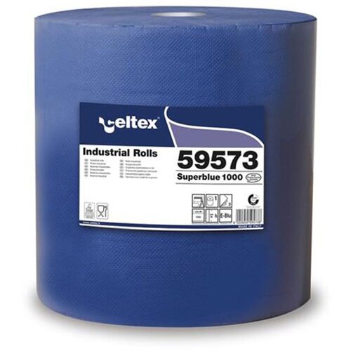 Celtex Industrijske papirnate brisače Superblue, 3-slojne, modre Cene