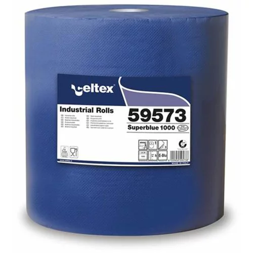 Celtex Industrijske papirnate brisače Superblue, 3-slojne, modre
