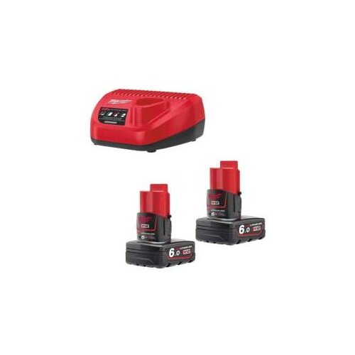 Milwaukee SET M12 NRG-602 PUNJAÄ C12 C+2XM12 B6 BATERIJE 451903 Cijene