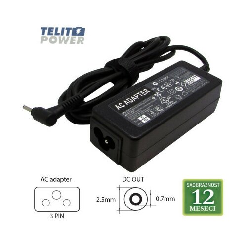Asus 19V-2.1A ( 2.5 * 0.7 ) ADP-40PH AB 40W laptop adapter ( 3053 ) Cene