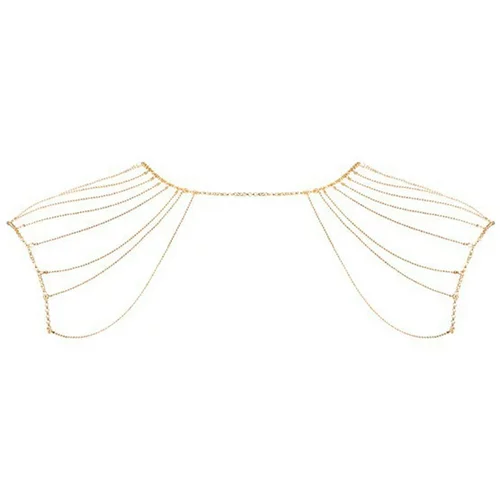Bijoux Indiscrets ogrlica za ramena Magnifique, zlatna
