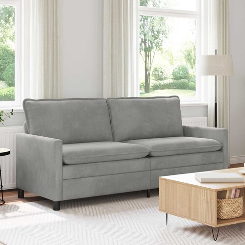 SOFA Svjetlosiva 196 x 81 x 87,5 cm Baršun Cene