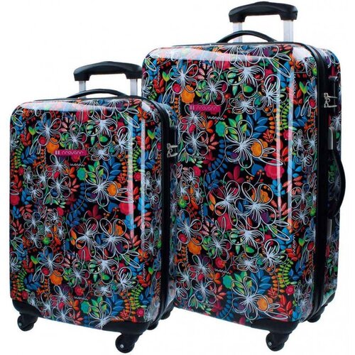 Joumma Bags Movom ABS set kofera 55/68cm TROPIC black Cene