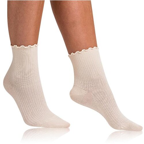 Bellinda FANCY MODAL SOCKS - Ladies Socks - Cream Slike