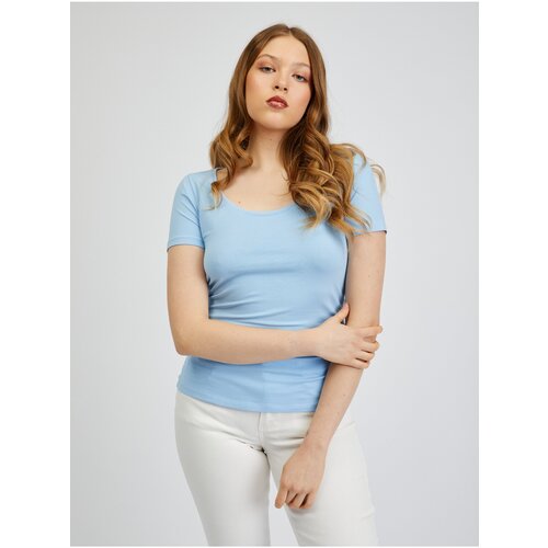 Orsay Light blue women&amp;#039;s basic T-shirt - Women Slike