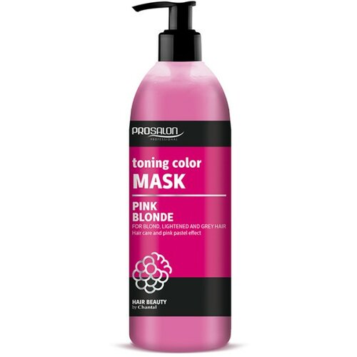 Prosalon maska za toniranje kose sa pastelno pink efektom Slike
