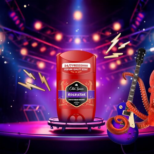 Old Spice RockStar trdi deodorant za mo&amp;scaron;ke 65 ml Slike