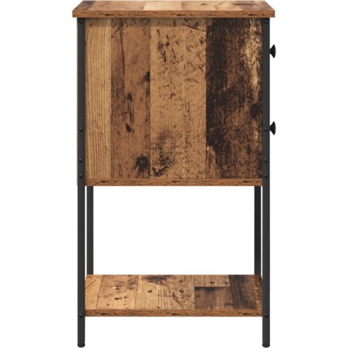  Noćni ormar s ladicama 2 pcs Staro drvo 32 x 42 x 70 cm Slike