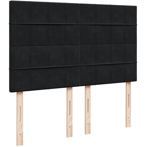  Krevet s oprugama i madracem crni 140 x 190 cm bar&amp;scaron;unasti Slike