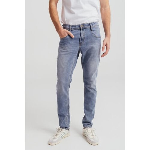 Legendww muške svetlo plave skinny farmerke srednjeg struka -model 131 .131-8203-l2 Slike